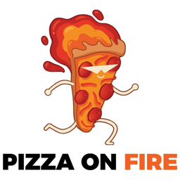 Pizza On Fire London logo.